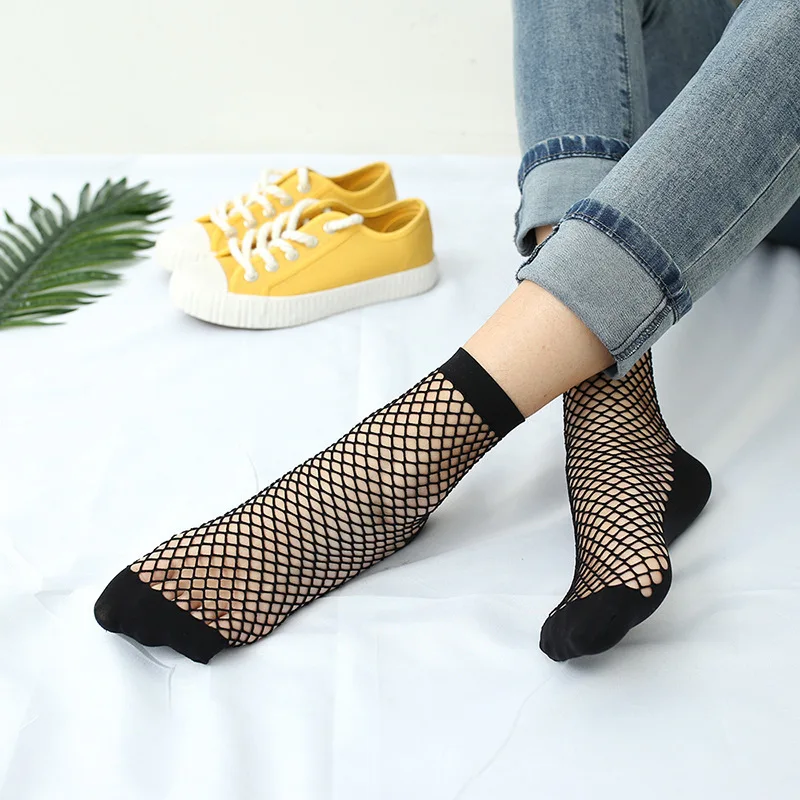 Женские сексуальные сетчатые носки улучшенная версия диких носков сексуальные популярные дышащие ажурные носки эластичные хлопковые носки