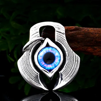 

Steel soldier stainless steel god eye pendant necklace stainless steel cool metal good detail jewelry