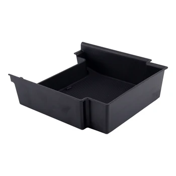 

Console Armrest Storage Organizer Tray Box Car Black ABS Fit For Range Rover Evoque 2019 2020