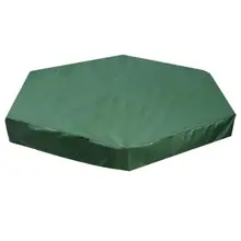 Зеленые чехлы для песочницы с кулиской, устойчивые к ультрафиолетовому излучению, водонепроницаемые чехлы для бассейна для сада на открытом воздухе