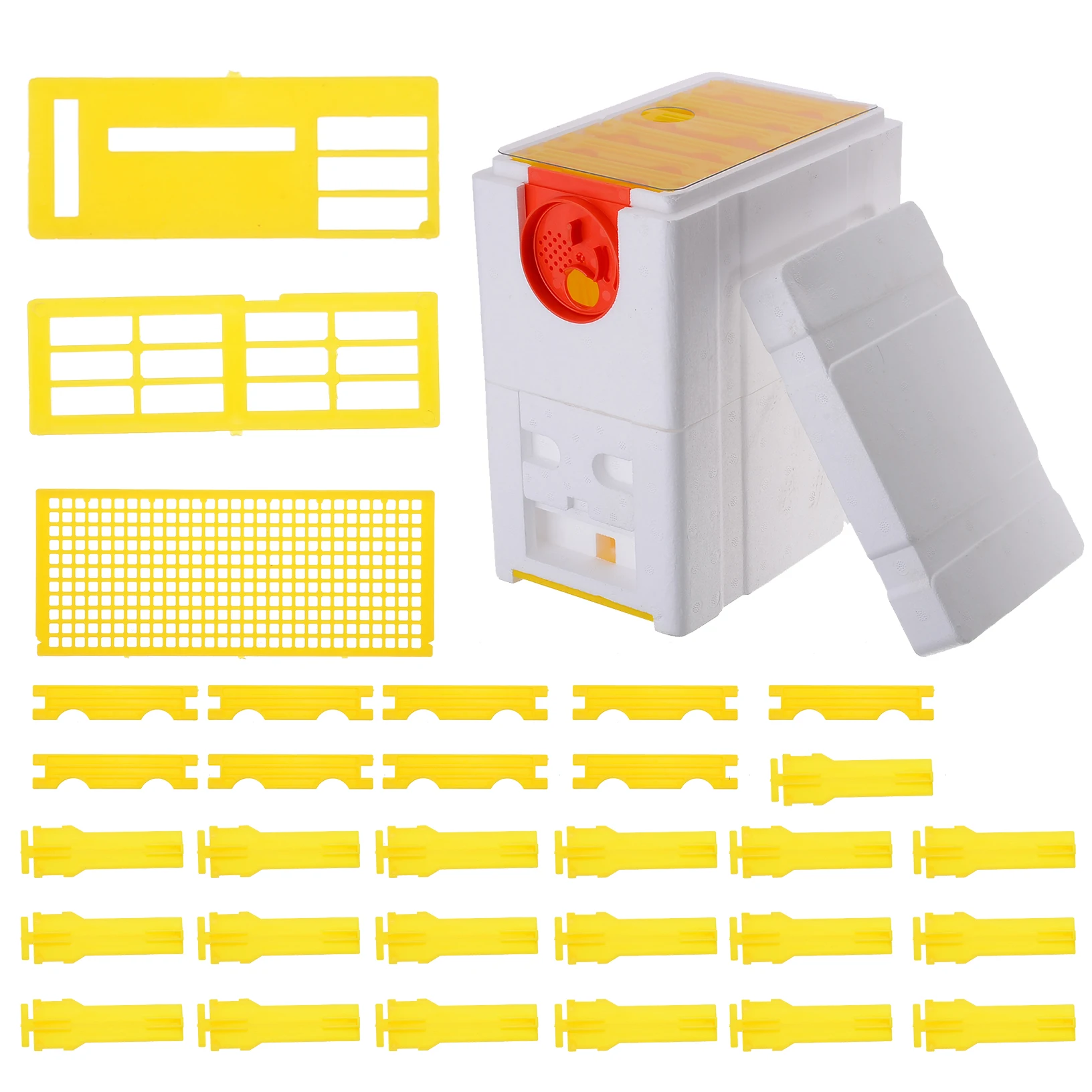 

Auto Honey Beehive Frames Beekeeping Tool Bee Hive King Pollination Box for Bee Mating Copulation Beekeeping 240*150*290mm