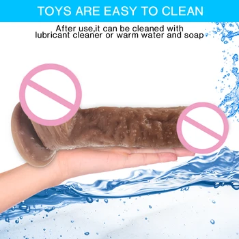 Penis Squirting Dildo Realistic Big Huge Anal Strapon Lesbian Ejaculating Dildos For Women Fake Penis Dick Flirt Erotic Sex Toys 5