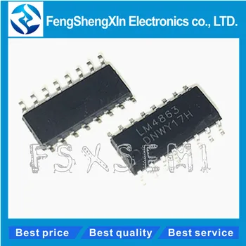

10pcs/lot LM4863S LM4863 LM4863N SOP SOP-16 Two-way audio amplifier IC