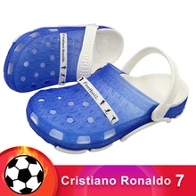 Cristiano Ronaldo 7; Мужская обувь для футбола; Мягкая Повседневная Домашняя обувь; массажные тапочки; домашние тапочки; Buty Meskie Pantoffels Klapki Hausschuhe
