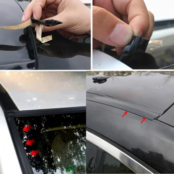 

Sound Insulation Seal Strip Black Edge Waterproof Accessories Windshield
