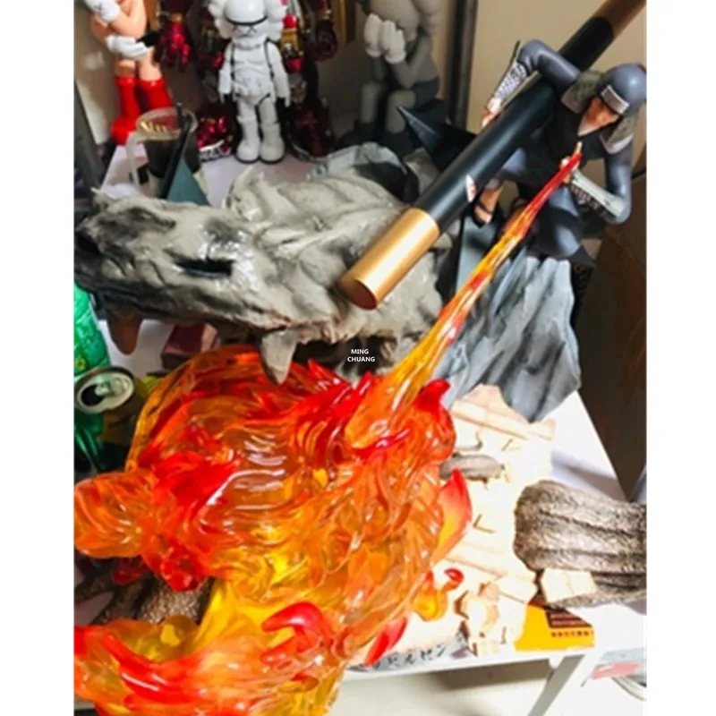 1" Аниме Наруто статуя Sarutobi Hiruzen бюст Hokage полная длина портрет Earth Ridge GK фигурка игрушка коробка 39 см V800