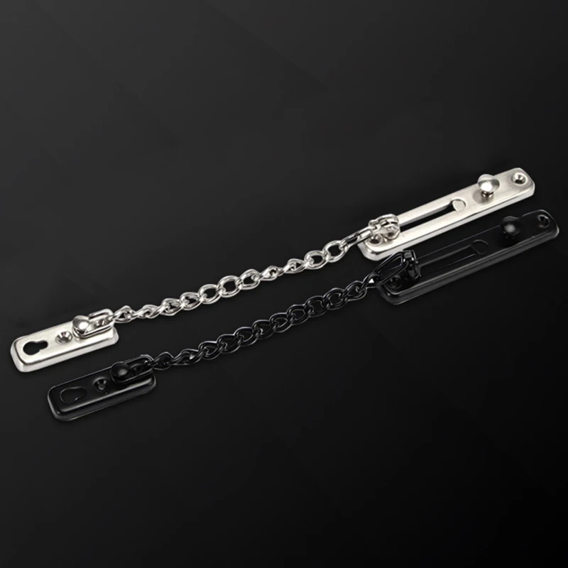 Anti-Theft Door Chain Lock Home Security Guard Bolt Latch Stainless Steel Anti-theft chain practical 200mm