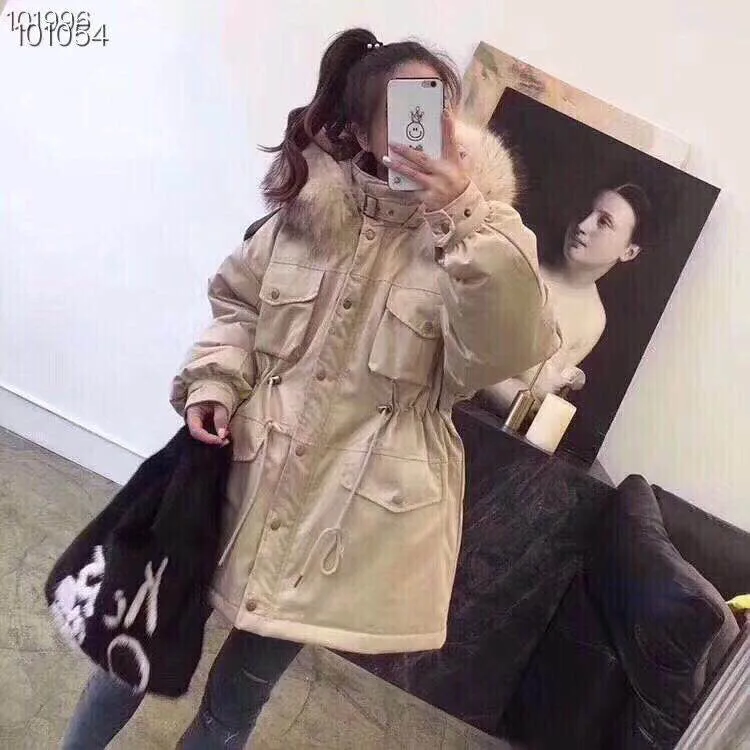 Всесезонный пуховик Dongdaemun в Корейском стиле,, Зимний стиль, женский пуховик средней длины, модное плотное приталенное облегающее пальто