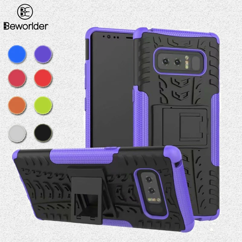 For Samsung S8 Case Plus ShockProof Hybrid Hard PC Soft TPU Stander Phone Cover Note 8 Note8 |