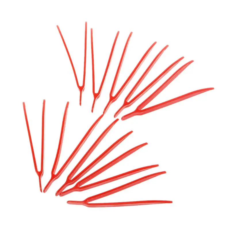 Tweezer Tool ESD Anti Static Tweezers 10pcs Plastic Anti-static Tweezer Tweezers Heat Resistant Maintenance Repair Tool