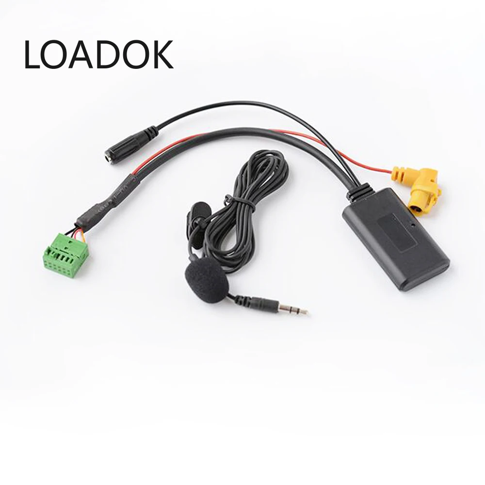 

Car MMI 3G Bluetooth AUX AMI Multimedia Bluetooth Adapter Audio Cable Microphone Handsfree for AUDI A4 A5 A6 Q5 Q7 S5