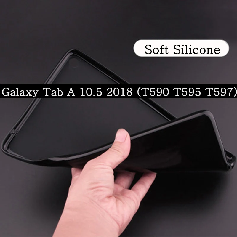 Чехол для планшета для Samsung Galaxy Tab A 10,5 SM-T590 SM-T595 SM-T597 LTE Smart Cover автовключение& Sleep чехол на магните - Цвет: SM-T590 SM-T595