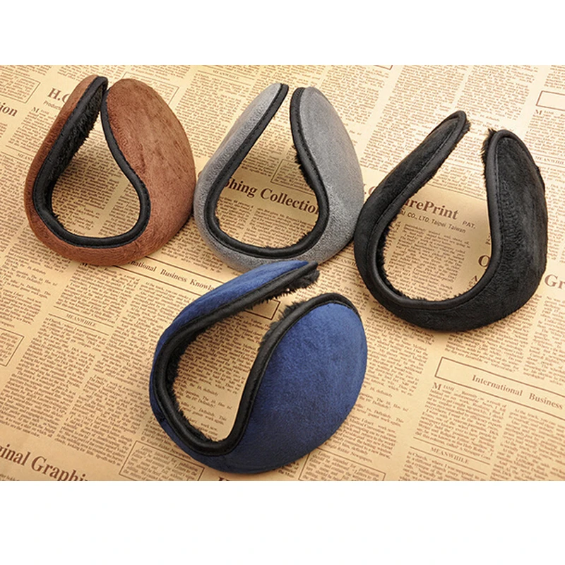 Warm earmuffs fur earmuffs winter mens casual warm ear muffs earflaps women girls flannel fur earmuffs ear warmer cover wrap band
