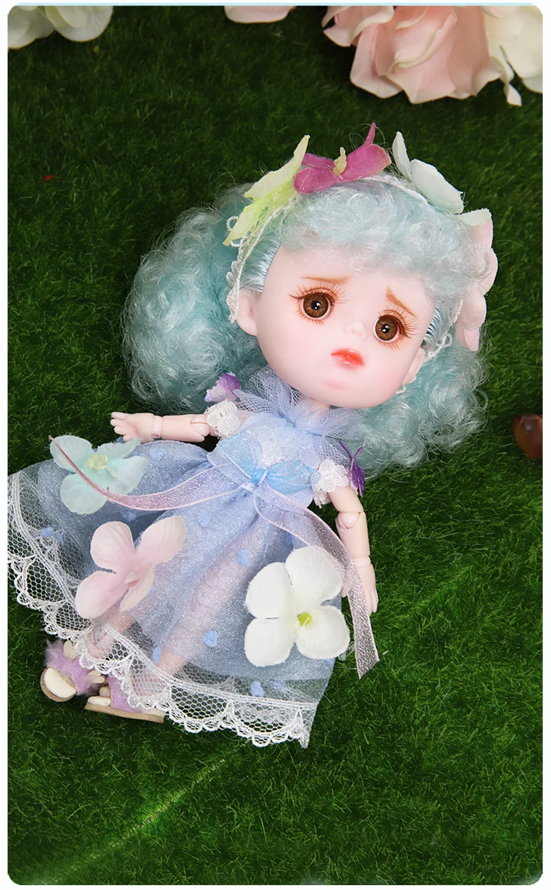 Dream Fairy 1/12 BJD кукла Додо кукла ob11 14 см мини-кукла 26 шарнир тела милый детский подарок игрушка Ангел сюрприз кукла