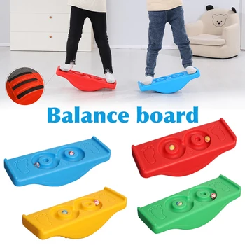 Tabla de equilibrio deportiva portátil para niños, tablero de equilibrio para niños, balancín de jardín, para entrenamiento