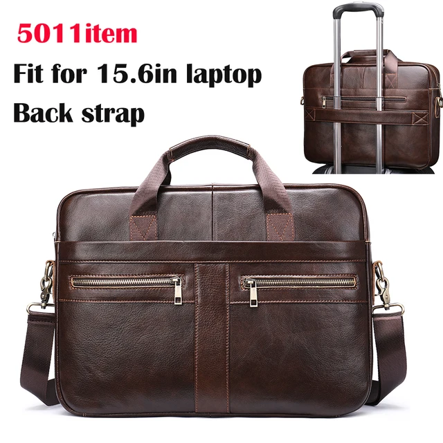 WESTAL Men's Briefcases Men's Bags Genuine Leather Lawyer/office Bag for Men Laptop Bag Leather Briefcases Bag 3