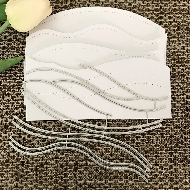 New Edge Border Dies Cut Embossing Scrapbooking Metal Cutting Dies For