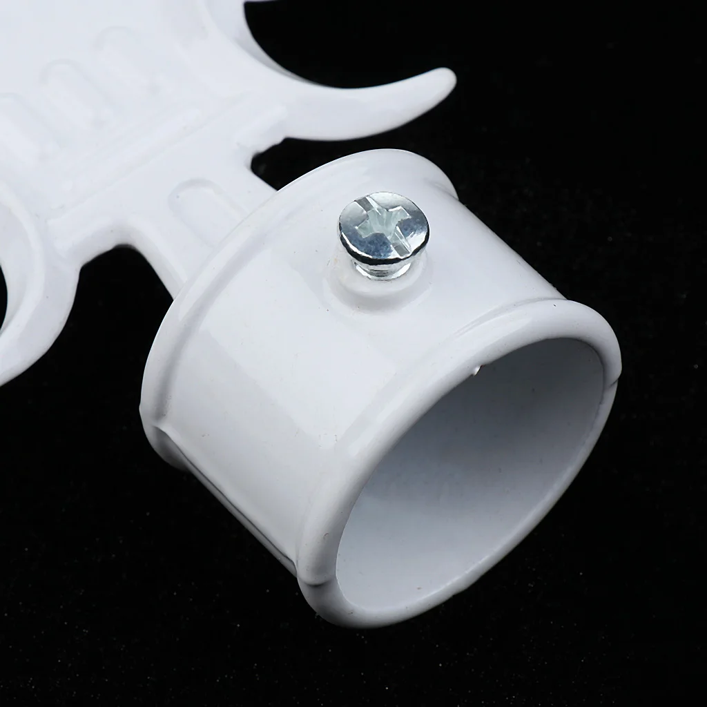 Pair Decorative Window Curtain Rod End Drapery Rail Pole Head Cap fit 28mm Dia. Rods