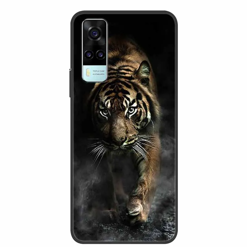 Cute Cartoon Shockproof Soft Silicone TPU Back Cover - Enhanced Protection and Style