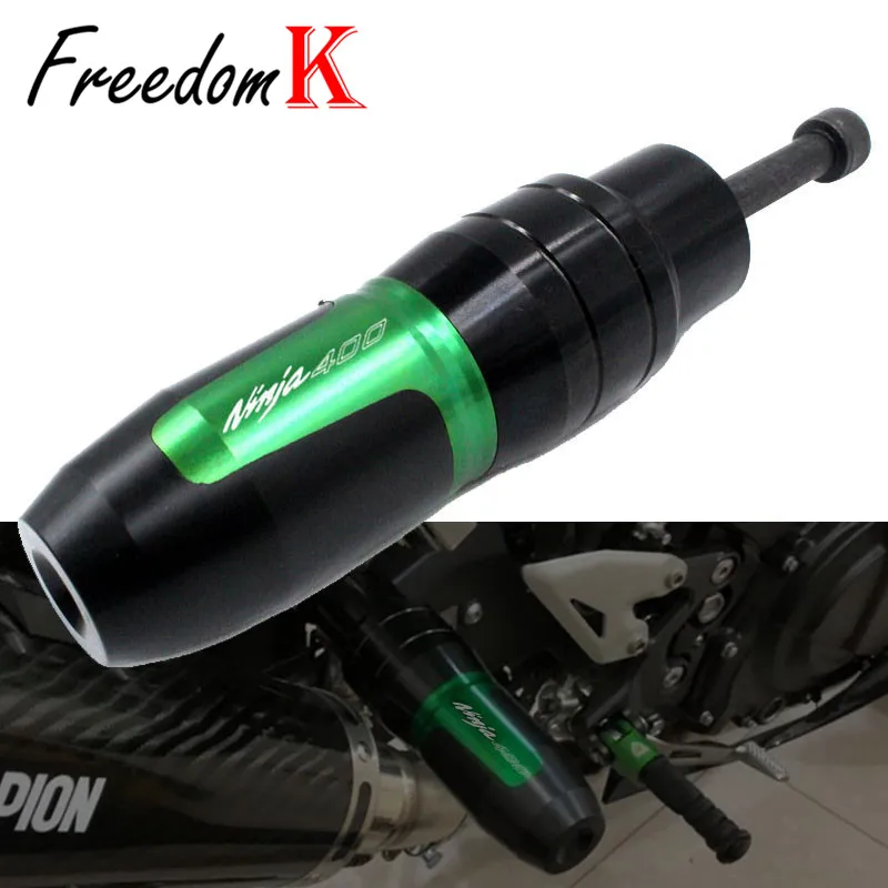 Для KAWASAKI NINJA400 NINJA 400 2018 2019 2020 Мотоцикл с ЧПУ рамка Краш колодки выхлопные Ползунки