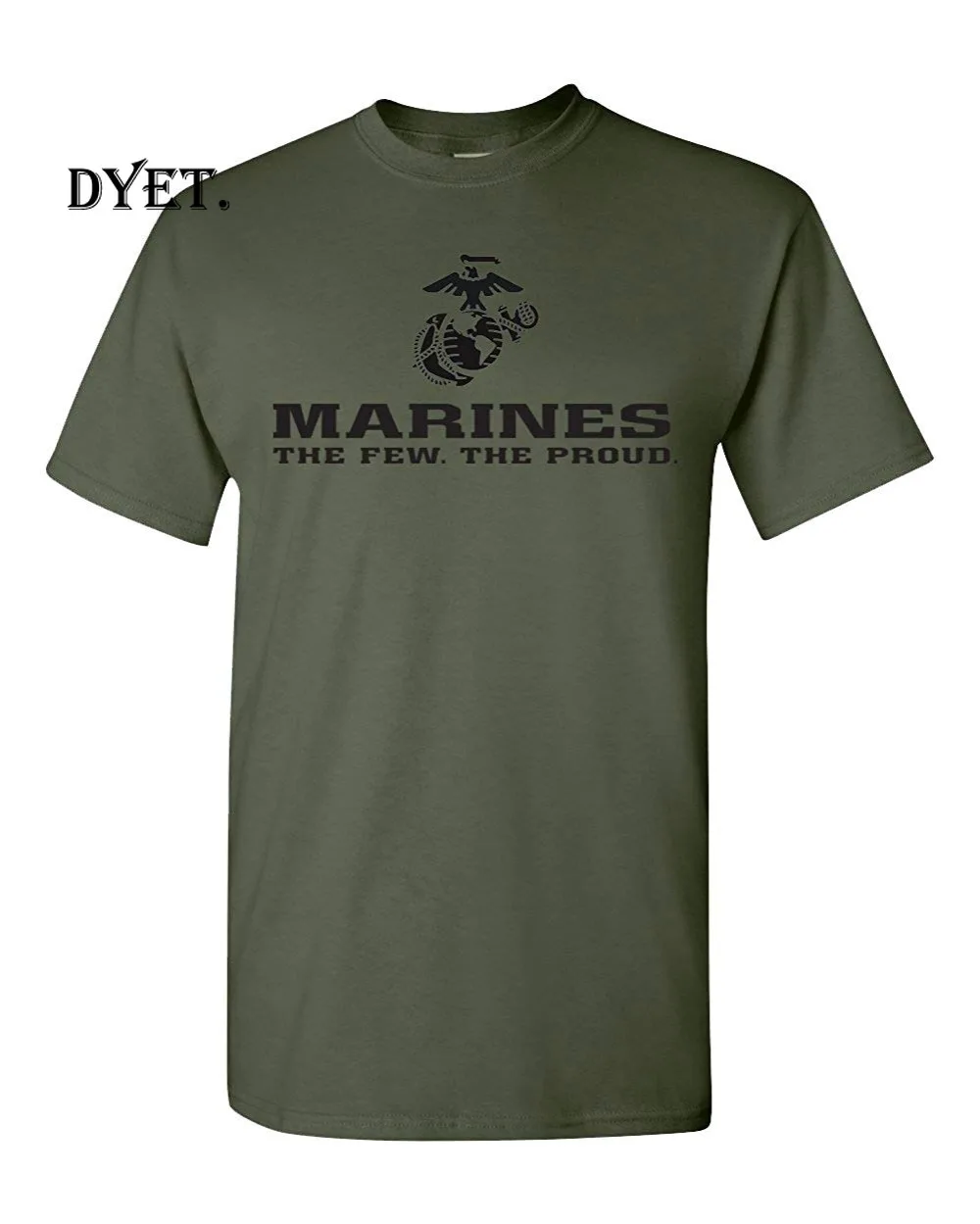 2019 New Brand Marines The Few Proud USMC Marine Corps Military Green T-Shirt USA LICENSED |