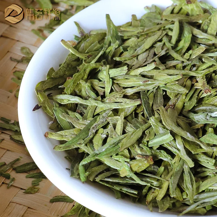 

China Famous Good Quality Dragon Well 2019 New Spring Long-jing Green Tea for Weight Lose Health Care Tender Aroma