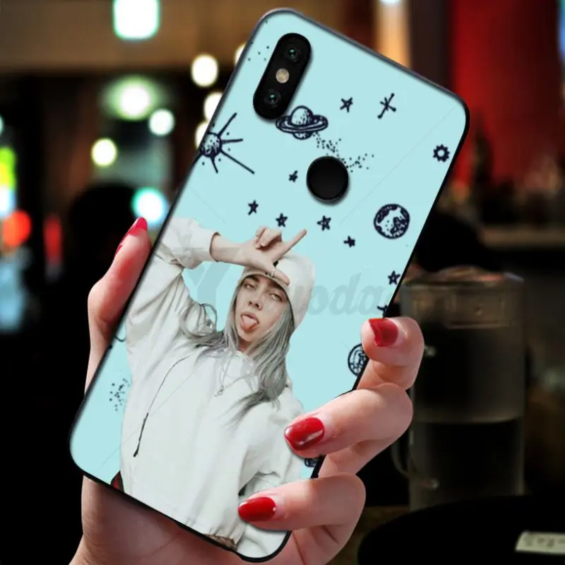 10 Yinuoda Billie Eilish 13 милые черные силиконовые мягкие Аксессуары для телефонов Чехол для redmi 5plus note6pro note5 6pro 7 Чехол - Цвет: 10