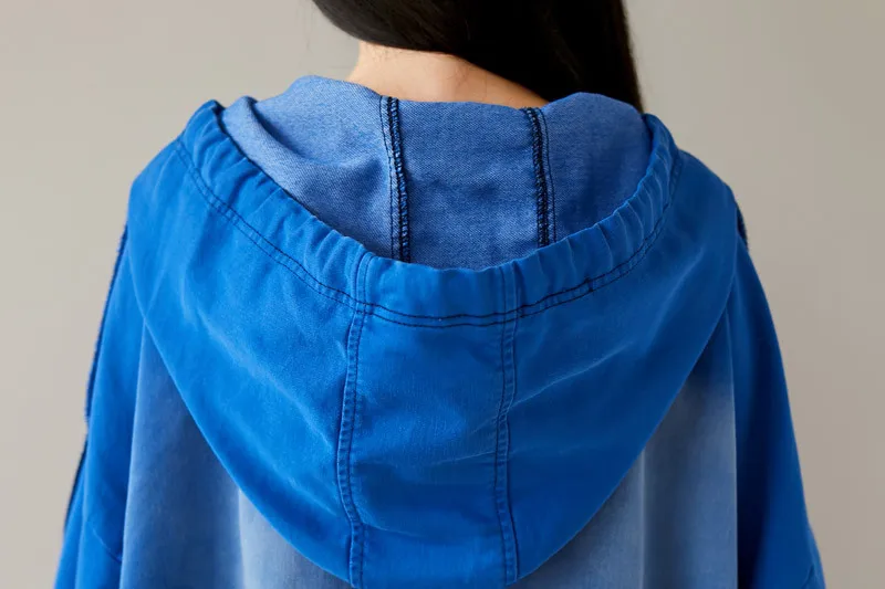 Hooded Cotton Sweatshirt Dress 7