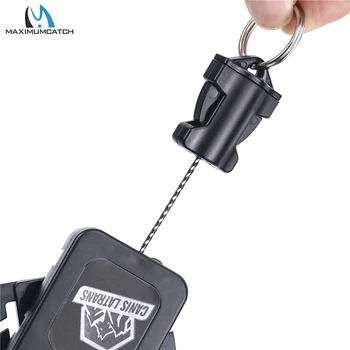 

360° Rotatable Retractable Fishing Buckle Carabiner Clip Fish Line Cord Cable Puller Fishing Gear Tools Supplies