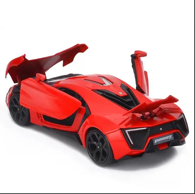 Высокая имитация 1:24 Laiken модель автомобиля из сплава, Детская Коллекция игрушечных автомобилей, модель спортивного автомобиля