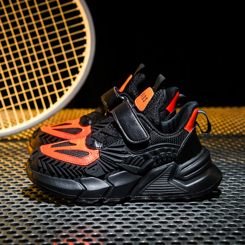 

Boys Basketball Shoes Brand High Quality Leather Non-slip Top Kids Sneakers Boy Children Sport Shoes Boy Trainer Basket Shoes