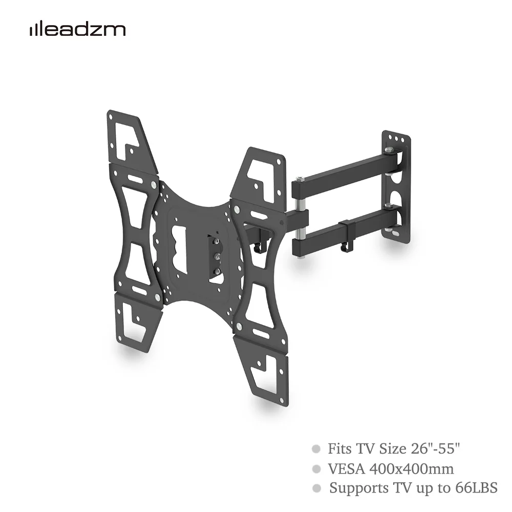 

26-55" Adjustable Floating Shelf Wall Mount Bracket Rotatable TV Stand Modern Home Furniture for Living Room,Bed Room,Bar,Office