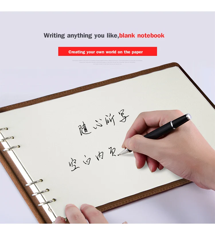 

Custom A4 Business Blank Notepad Writing Notebook Stationery Travel Diary Journal Agenda Planner for Promotion Birthday Gift