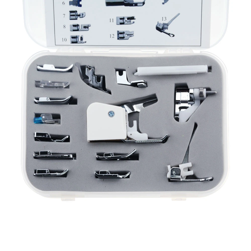 15pcs Multifunction Presser Foot Sewing Machine Supplies Presser Foot ...