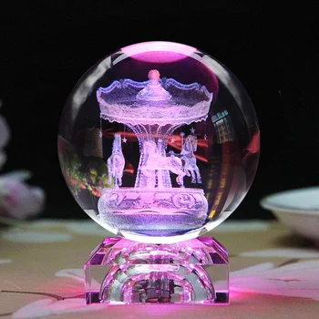 

Crystal music box Creative and practical birthday gift for girl's wife and best friend Crystal ball gift home decor