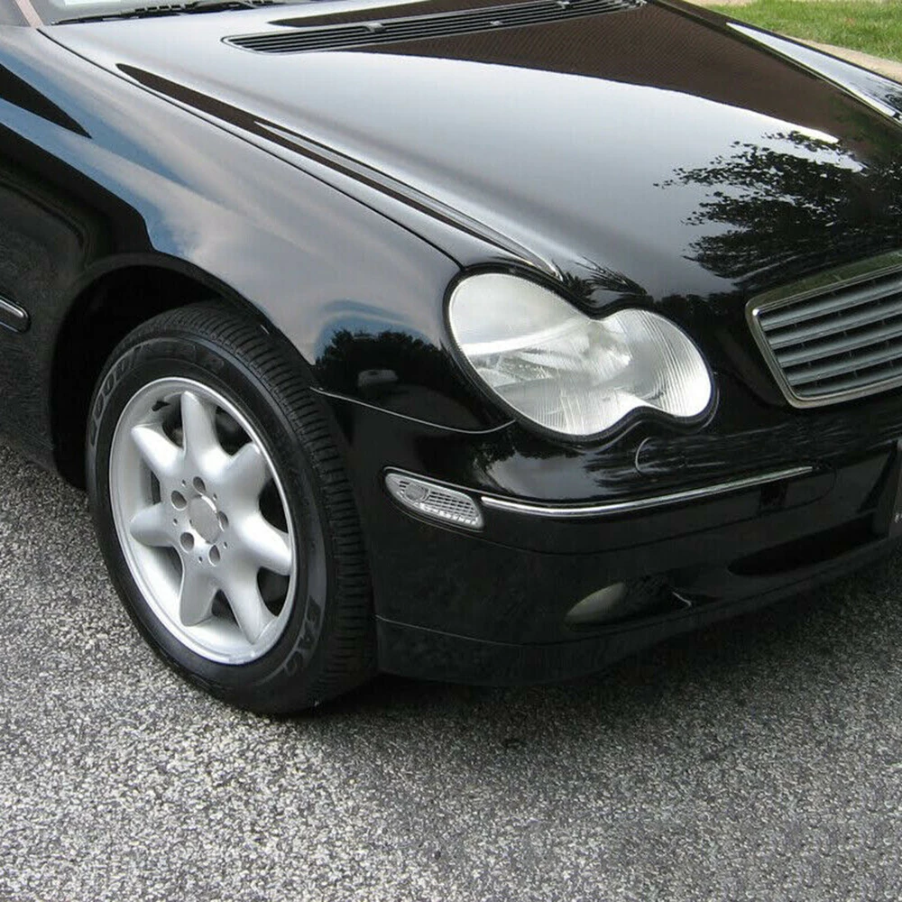 Для Mercedes-Benz W203 c-класс 01-07 Водонепроницаемый Прозрачный Бампер сигнальный светильник объектив