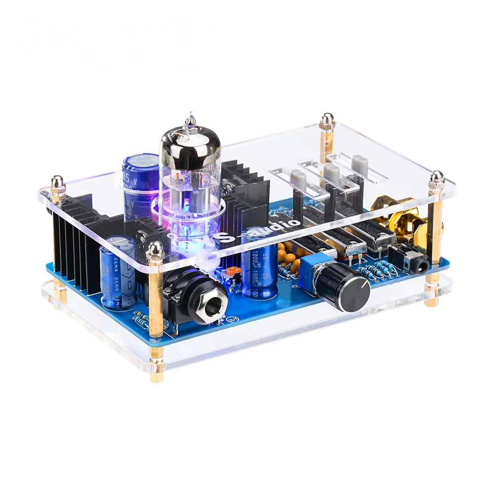 AIYIMA 6N11 Tube Headphone Amplifier Stereo Class A Audio Amp Tube Preamplifier Amplifier With Tone Adjustment For Home Theater