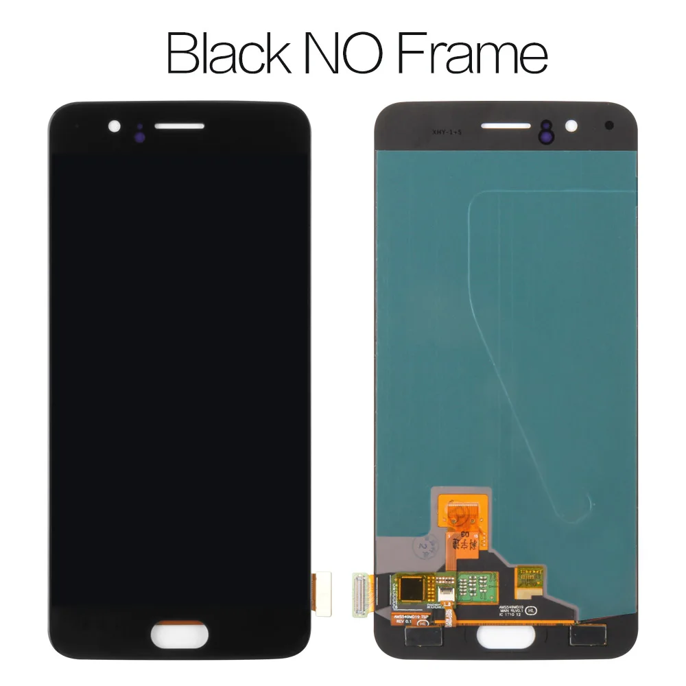 Black no Frame 5," AMOLED ЖК-дисплей для Oneplus 5 дисплей сенсорный экран с рамкой Замена для OnePlus 5 дисплей A5000 One Plus 5 ЖК - Цвет: Black no Frame