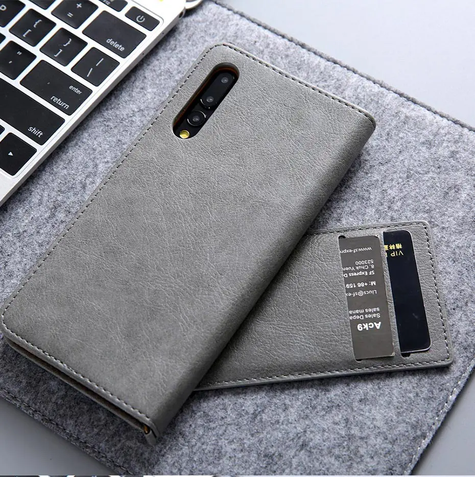 Винтажный чехол-Кошелек из искусственной кожи личи для huawei P20 Pro Lite P30 Pro, роскошный противоударный чехол для телефона mate 20 pro, чехол