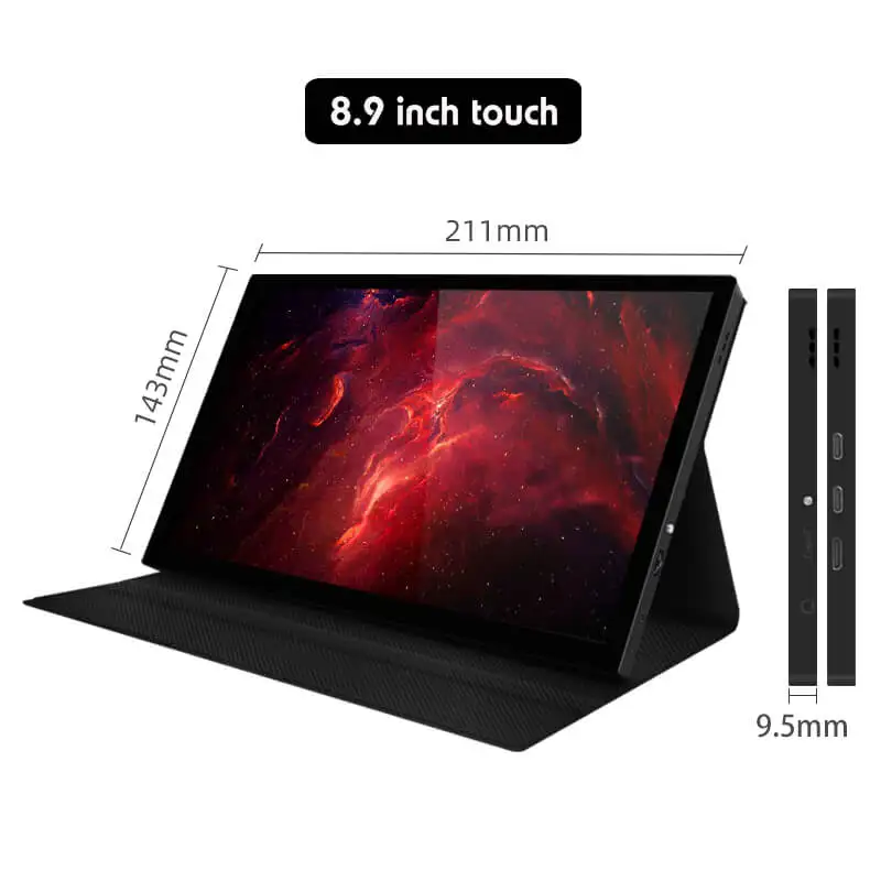 8.9inch Touch 8," 14" сенсорный монитор 1920*1080P HDR ips экран портативный монитор для PS4, переключатель, xbox, ПК, samsung 9 S, huawei P30, Macbook Pro - Цвет: 8.9inch Touch