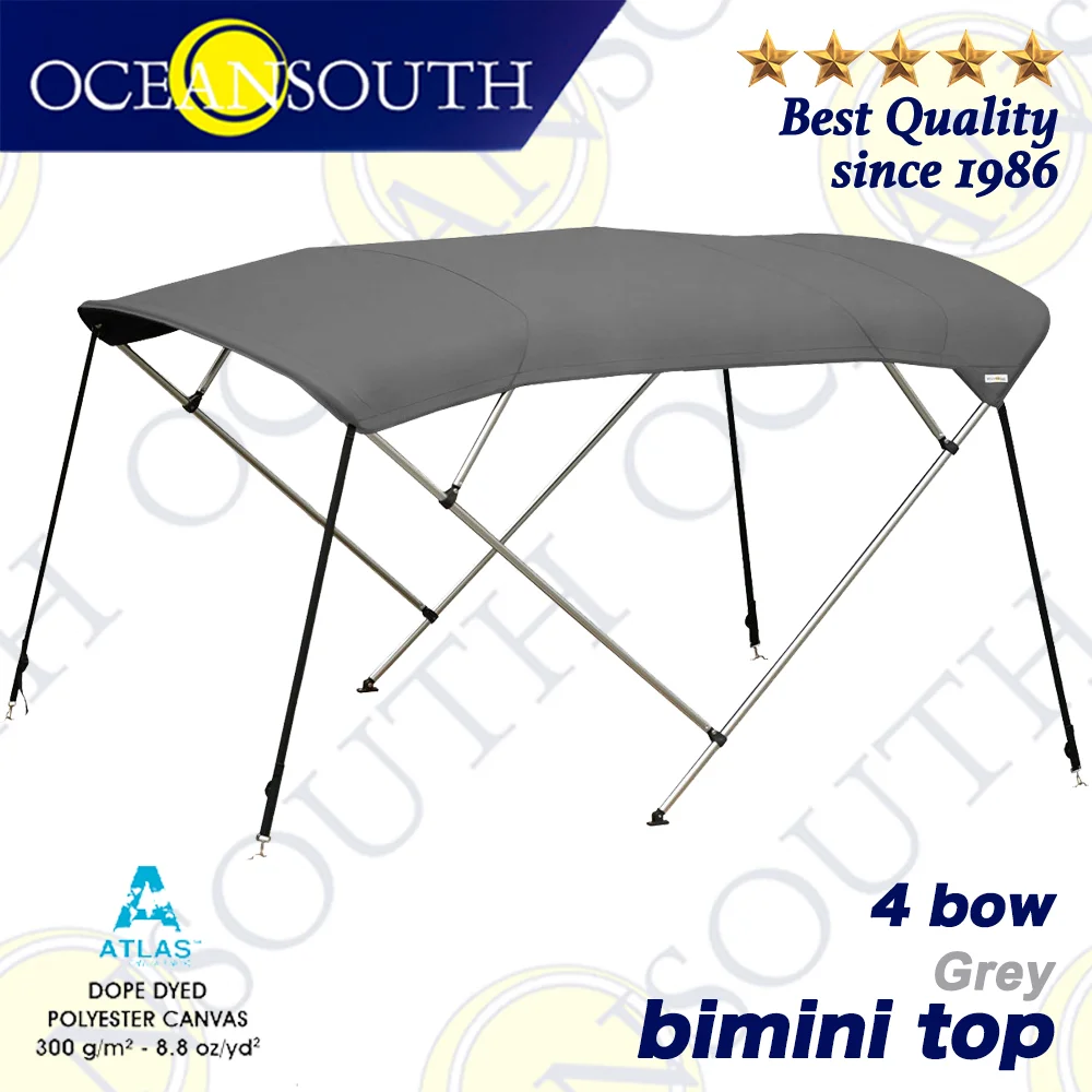 Oceansouth 4 Bow Bimini 1 5 2 9 м 25 фотоэлементов судовой тент водонепроницаемая