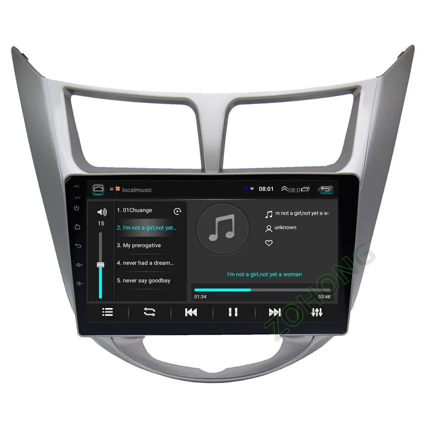 Excellent 2+32Gb 4G for Solaris Car multimedia player for Hyundai Solaris Accent autoradio Android car gps navigation autoradio stereo MAP 3