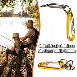 Magnet Buckle Fly Fishing Magnetic Net Quick Release Fishing Holder Hanging Accessories Clip Clip Connector Tools Land Lany G9w8