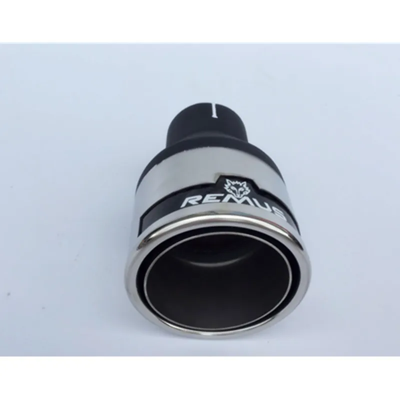 Универсальный глушитель выхлопной трубы Remus Стайлинг автомобиля Inlet54mm Outlet76mm 1 шт.
