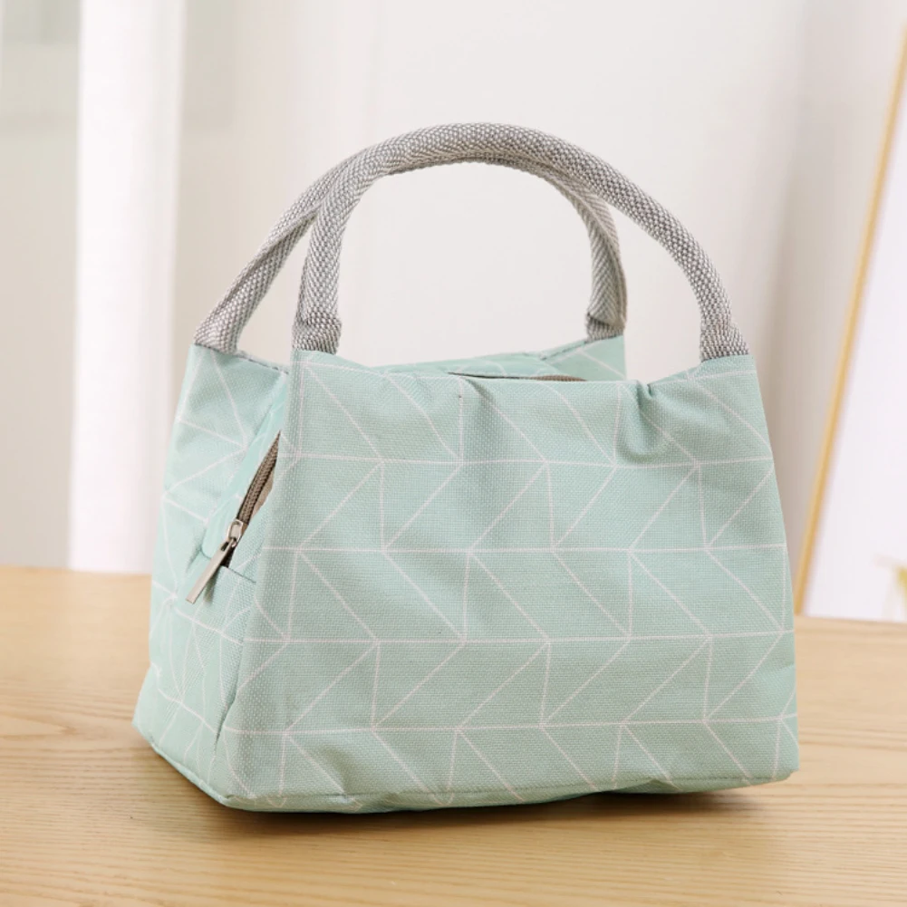 Портативный Модный трендовый Ланч-бокс, сумки для ежедневной работы, сумка-холодильник для еды, уличная дорожная сумка для хранения, изолированный чехол для пикника, сумки для хранения - Цвет: style 2
