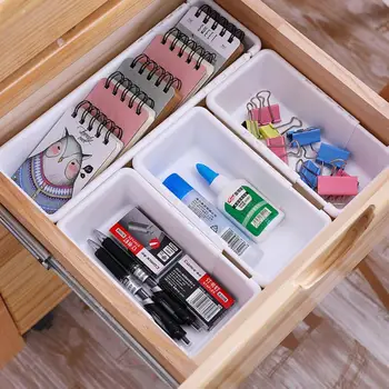 

Multifunctional Telescopic Storage Grid Dressing Table Drawer Compartment Household Drawers Sorting Box Household Organizer