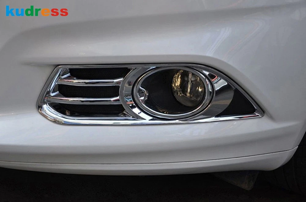 Для Ford Fusion Contour 2013 ABS Хромированная передняя противотуманная фара крышка противотуманных фар рамка отделка формовка автомобильных деталей аксессуары 2 шт
