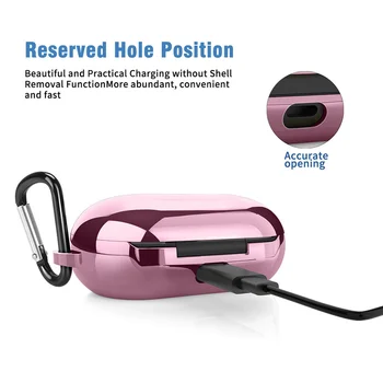 

Wireless Bluetooth Headset Cover for Samsung for Galaxy Buds TPU Silicone Plated Shell Protective Case for Galaxy Headphone Case