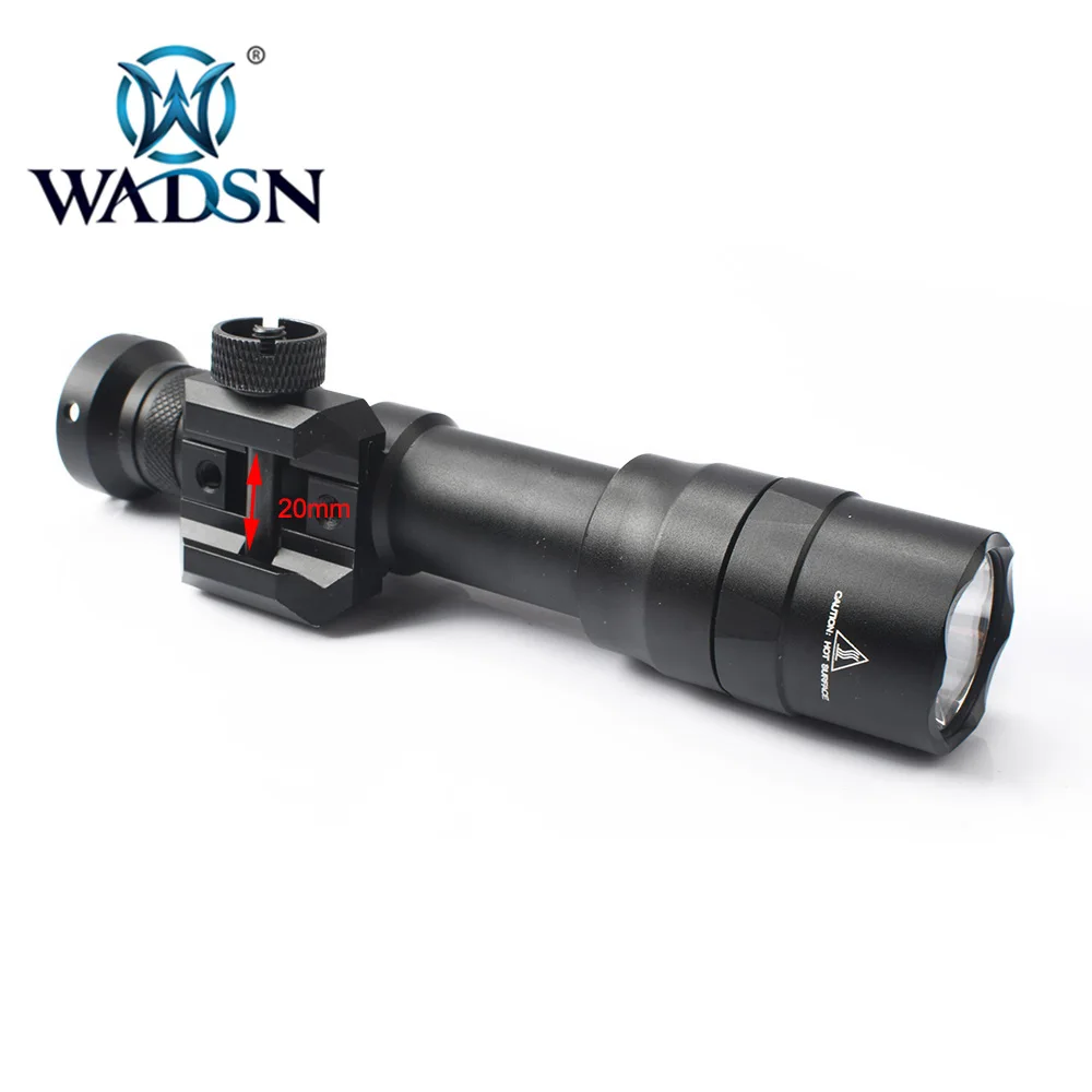 Wadsn Lanterna Tática Duplo Combustível Led Scout Luz 1400 Lumens Airsoft Tochas Milstd-1913 Rails Arma Luzes Wd04001 M600df 11 Wadsn lanterna tática m600df duplo combustível led