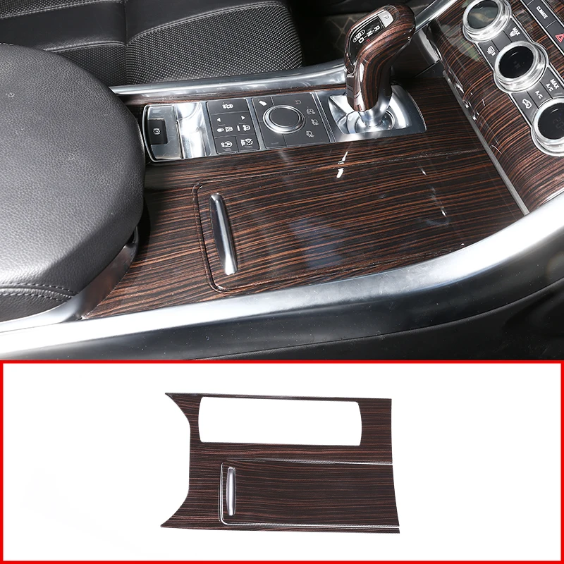 

New!! Red Ash Wood Style For Landrover Range Rover Sport RR Sport 2014-2018 ABS Plastic Center Console Cover Trim Car Accessory